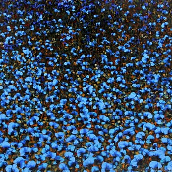Blue Little Flowers