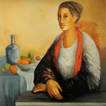 Mujer con Frutas
