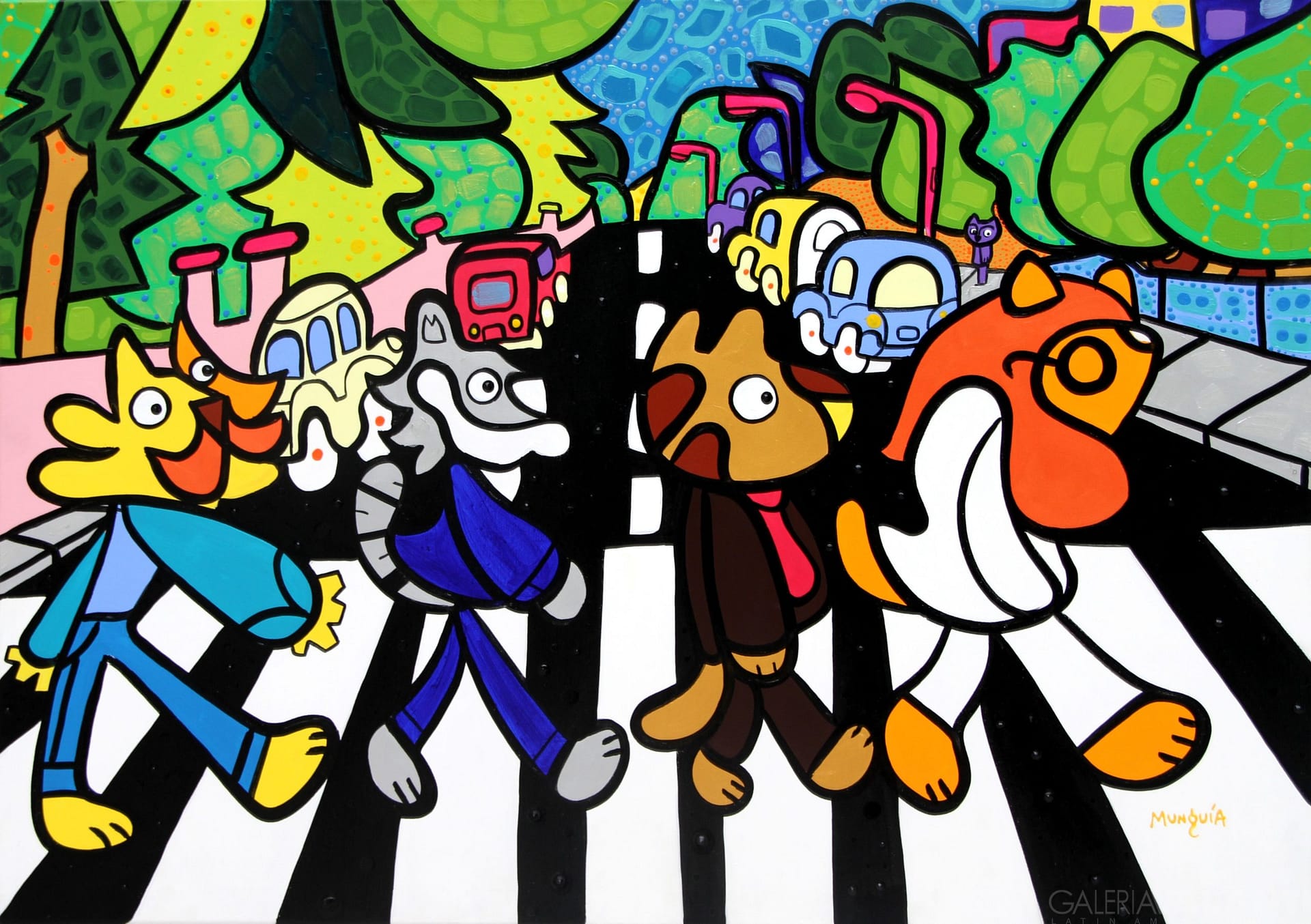 Cuatro gatos “Abbey Road”