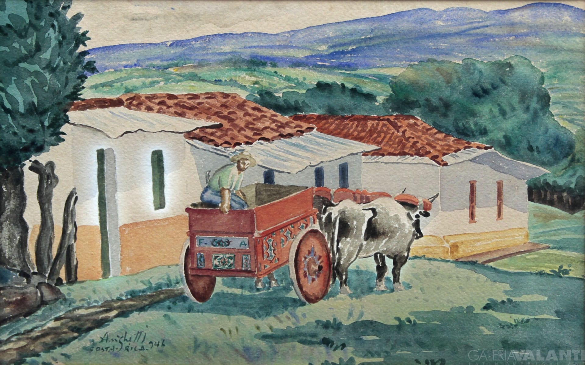 Paisaje con Carreta